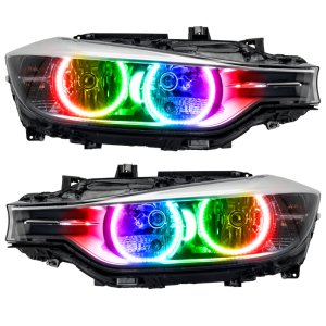 BMW 3 Series Headlight Halo Kit - ORACLE Lighting - ColorSHIFT w/o Controller - ColorSHIFT - `12-`13
